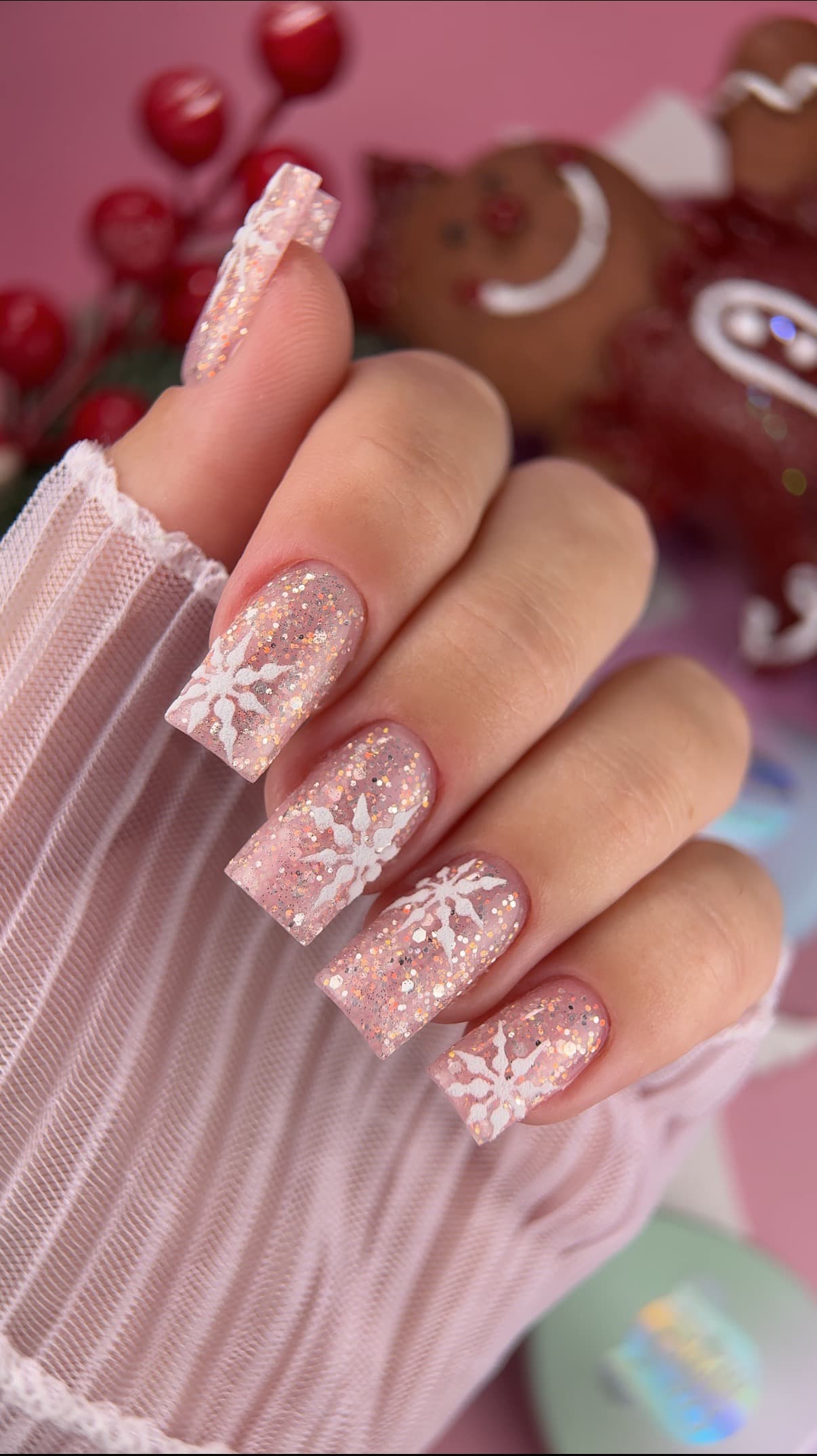 Французький манікюр з дизайном